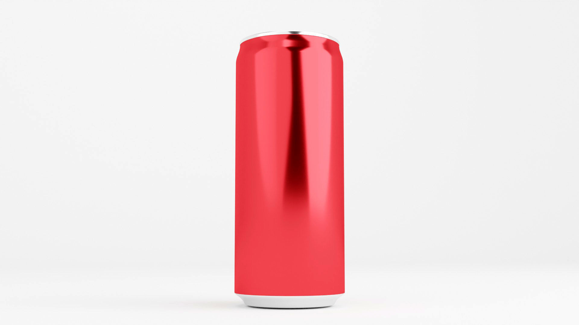 Metallic drink tin 3d model  Low-poly 3D model_2
