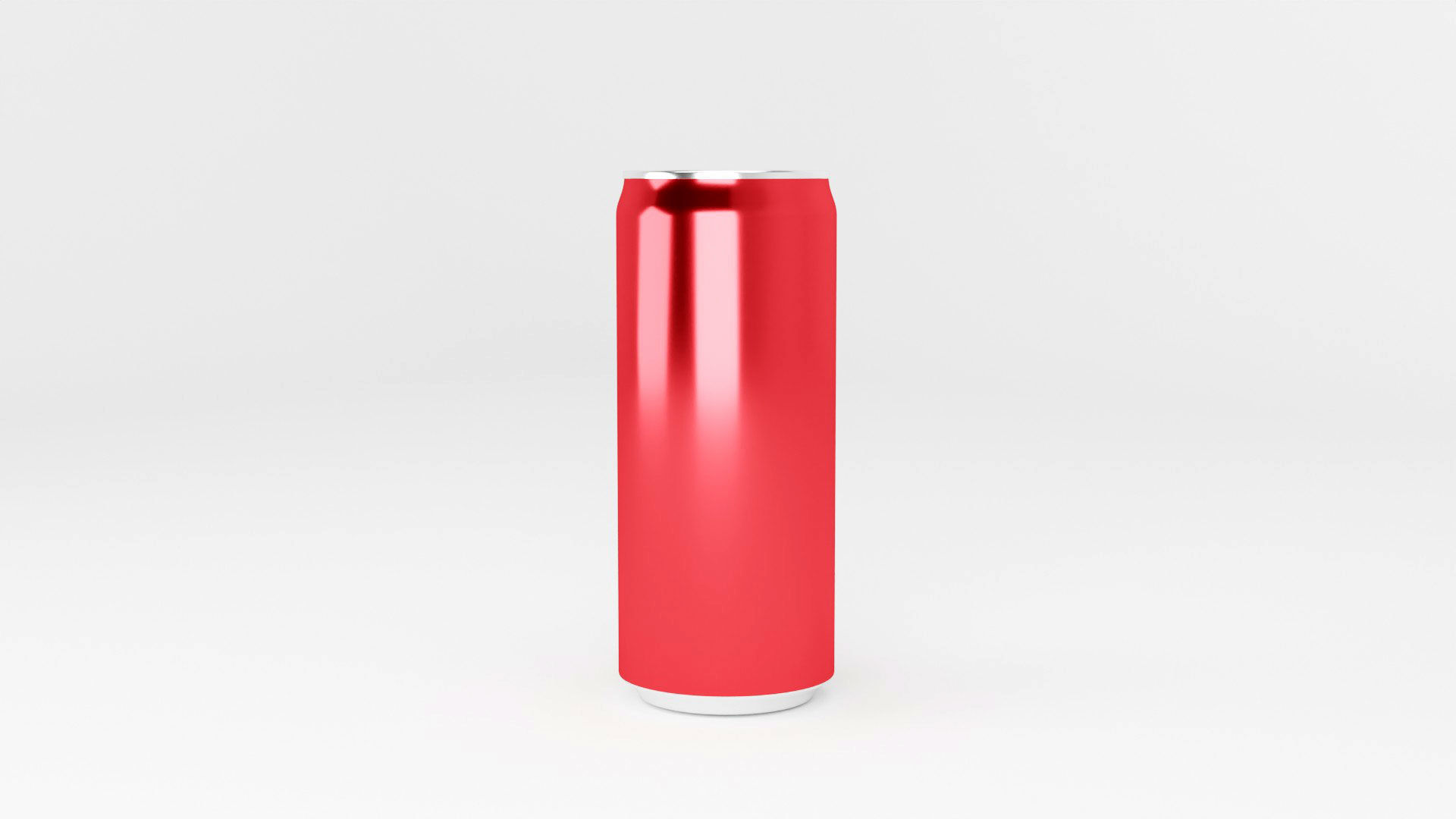 Metallic drink tin 3d model  Low-poly 3D model_22
