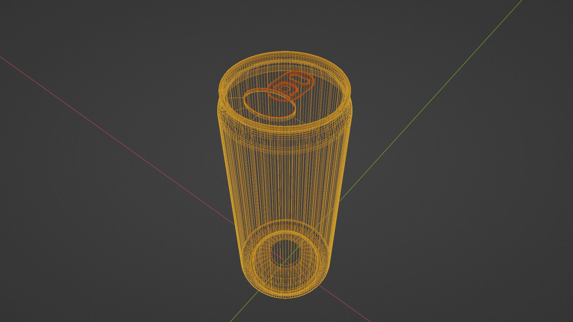 Metallic drink tin 3d model  Low-poly 3D model_15