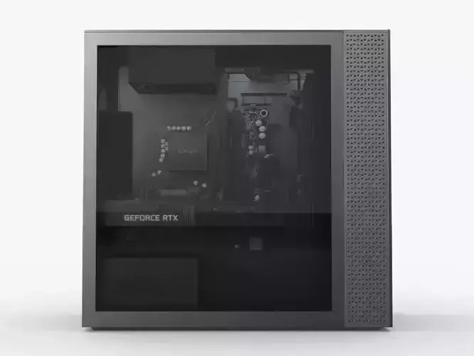 OMEN 30L Gaming PC Low-poly 3D model