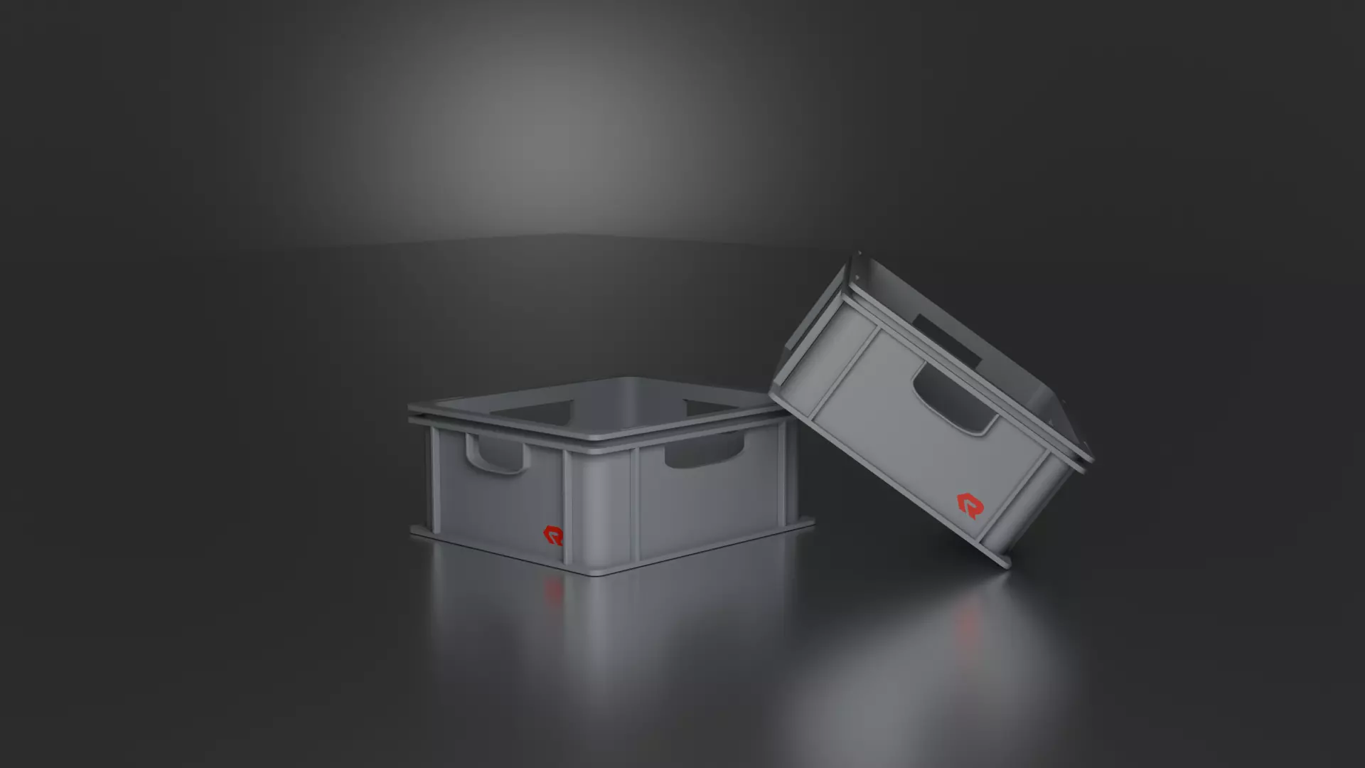 Rosenbauer Tragebox Low-poly 3D model_0