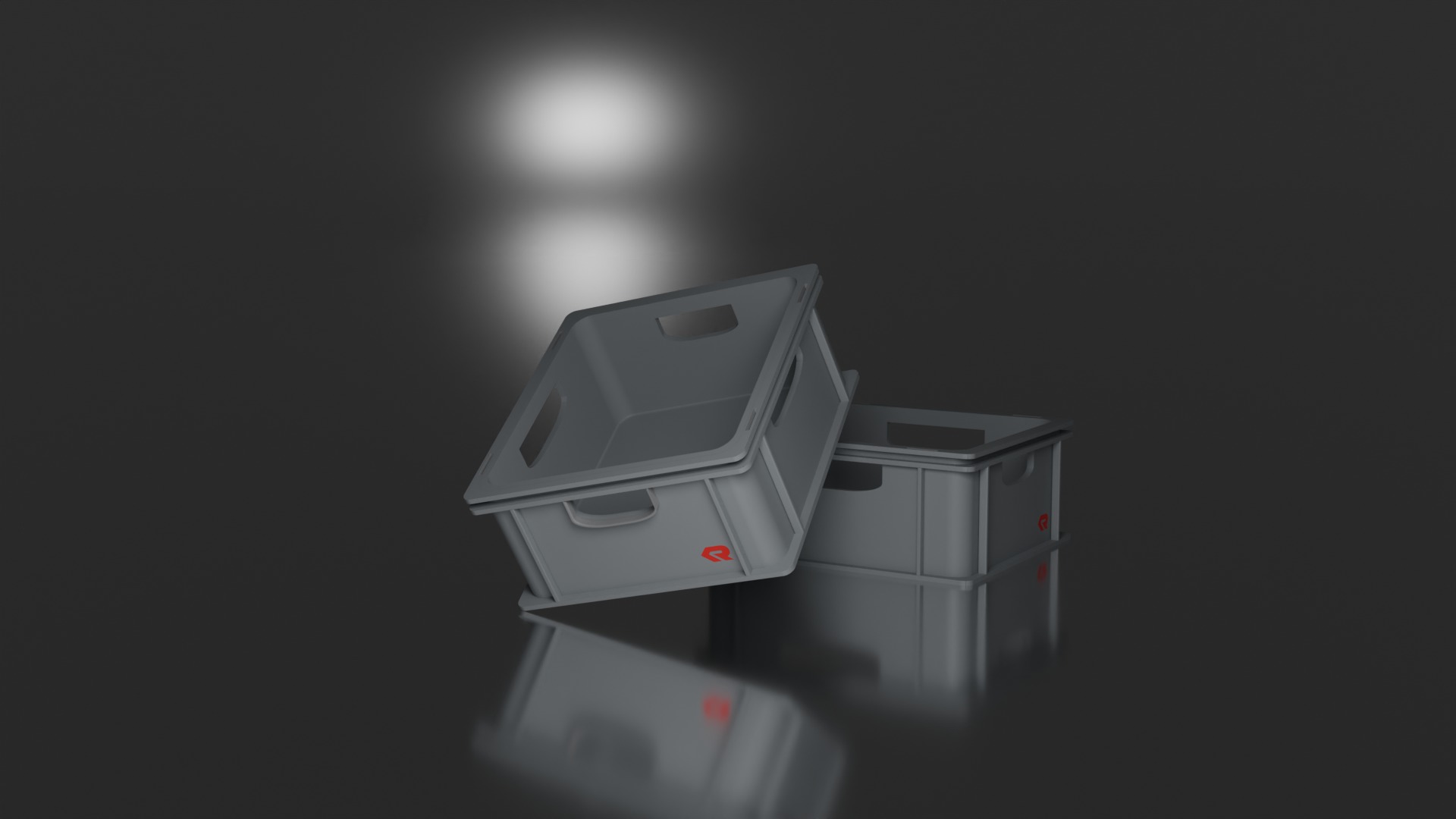 Rosenbauer Tragebox Low-poly 3D model_1