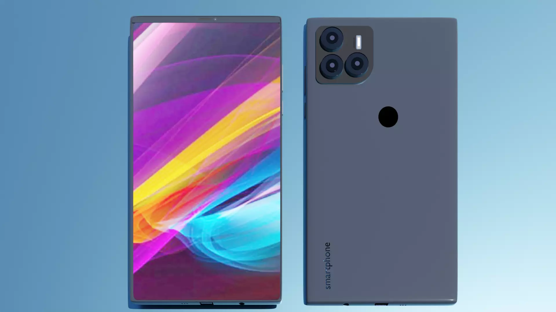 3d smartphone model design  Low-poly 3D model_0