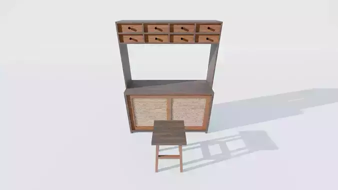 Table and Small Chair 