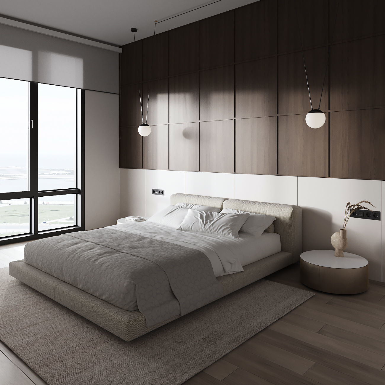 Cozy Bedroom 3D model_3