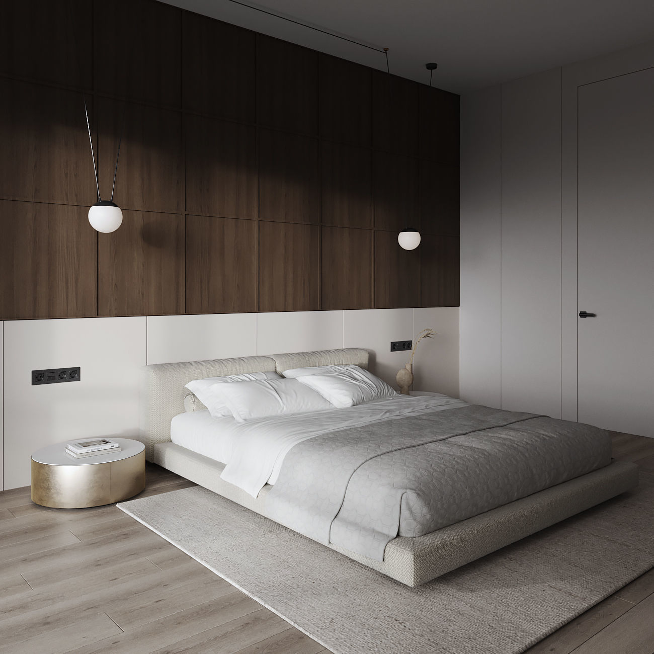 Cozy Bedroom 3D model_6