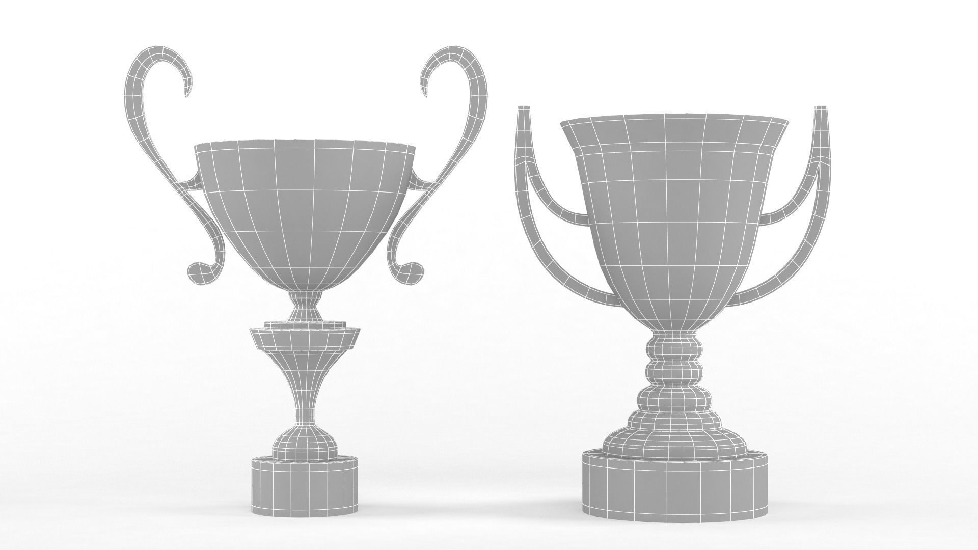Trophy Cups 3D model_5