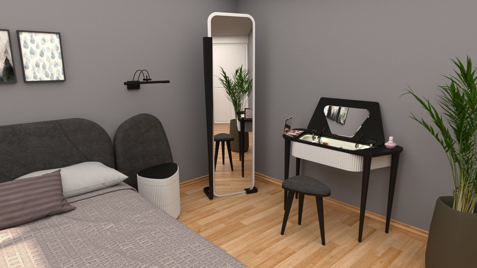 Bedroom package 3D model_8
