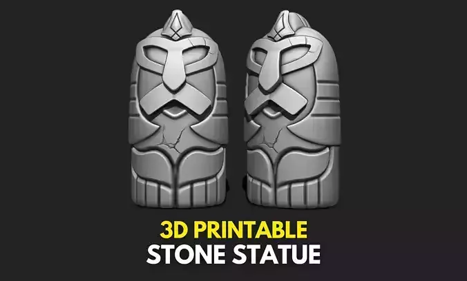 Stone Statue STL 3D File for 3D Printing