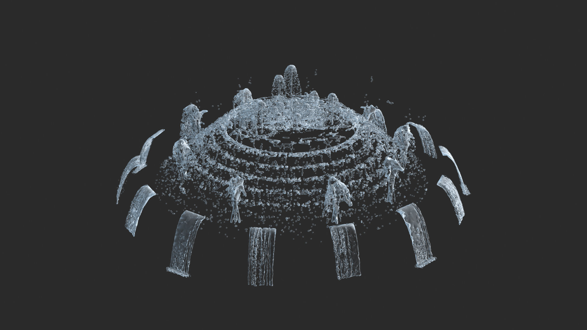 Fountain Museum 3D model_5