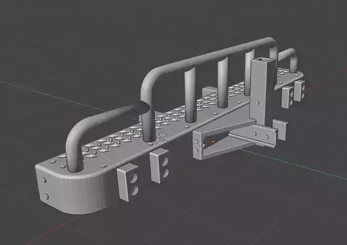 35th Scale Humvee Ibis Tek Front Bumper 