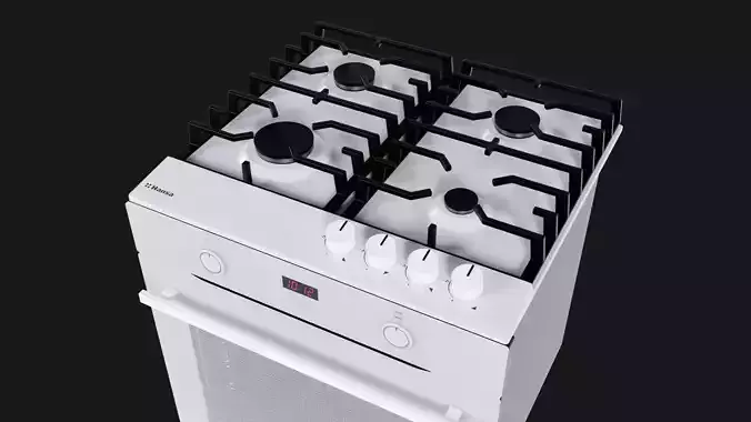 Gas panel Hansa BHGW630301 and Oven Hansa BakingPro BOEW684097