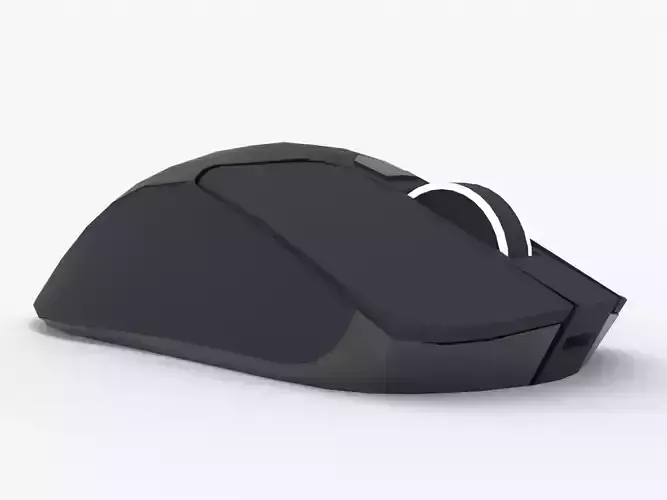 Computer Mouse Low-poly 3D model
