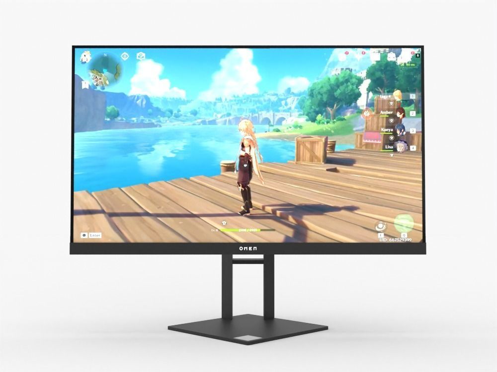 Omen Gaming PC Pack 3D Model Collection_7