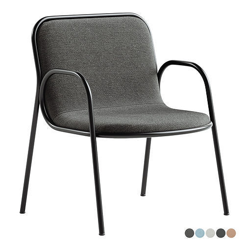 Unia lounge chair 3D model