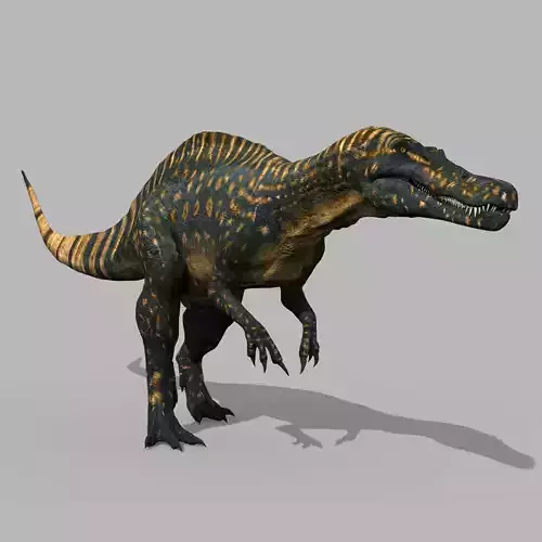 Real Animated Suchomimus - 8K 3D model