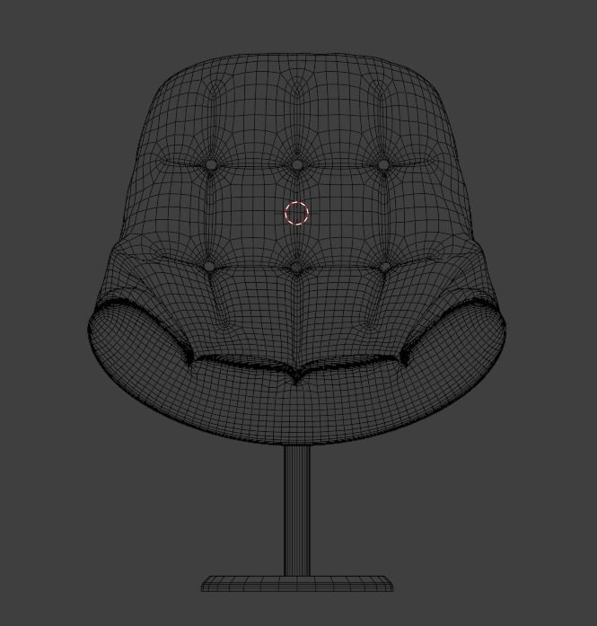 Leather Chair 3D model_4