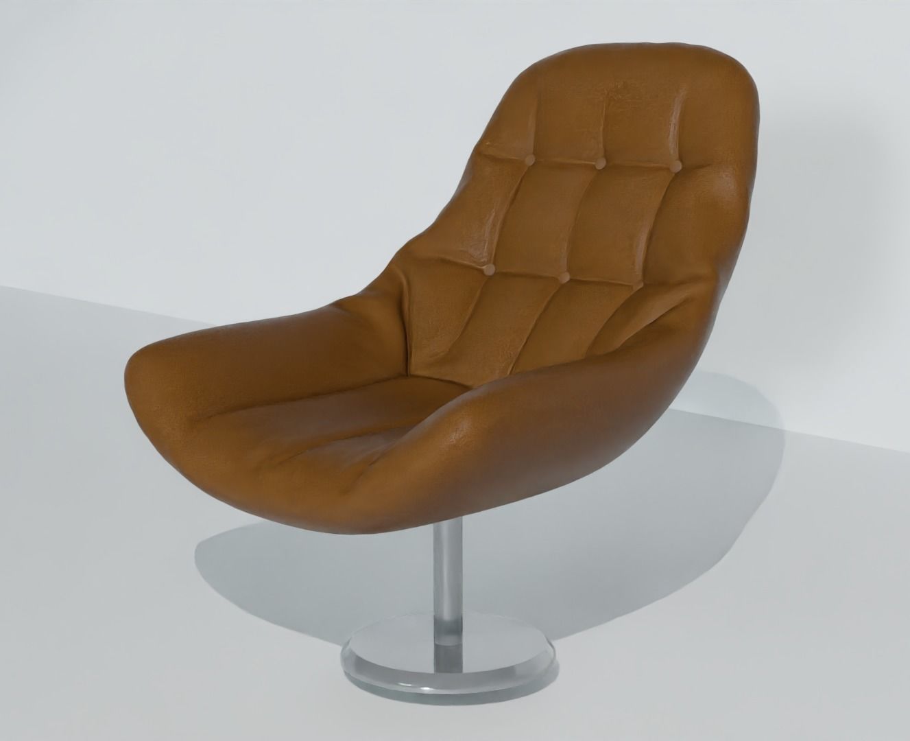 Leather Chair 3D model_1