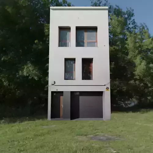 3D Facade house