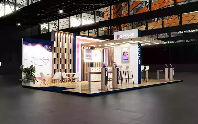 Exhibition stand 6mx12m