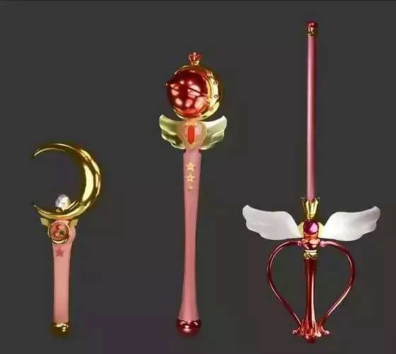 Sailor Moon Wand Set
