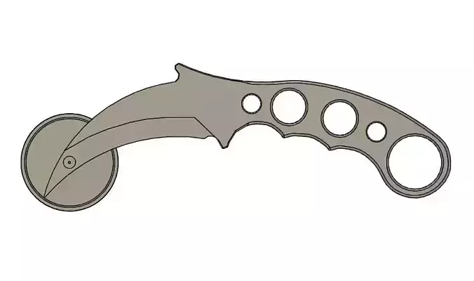 KARAMBIT PIZZA CUTTER