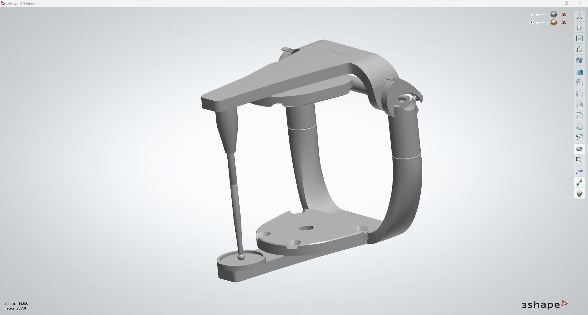 Digital Generic Dental Articulator 3D print model_3