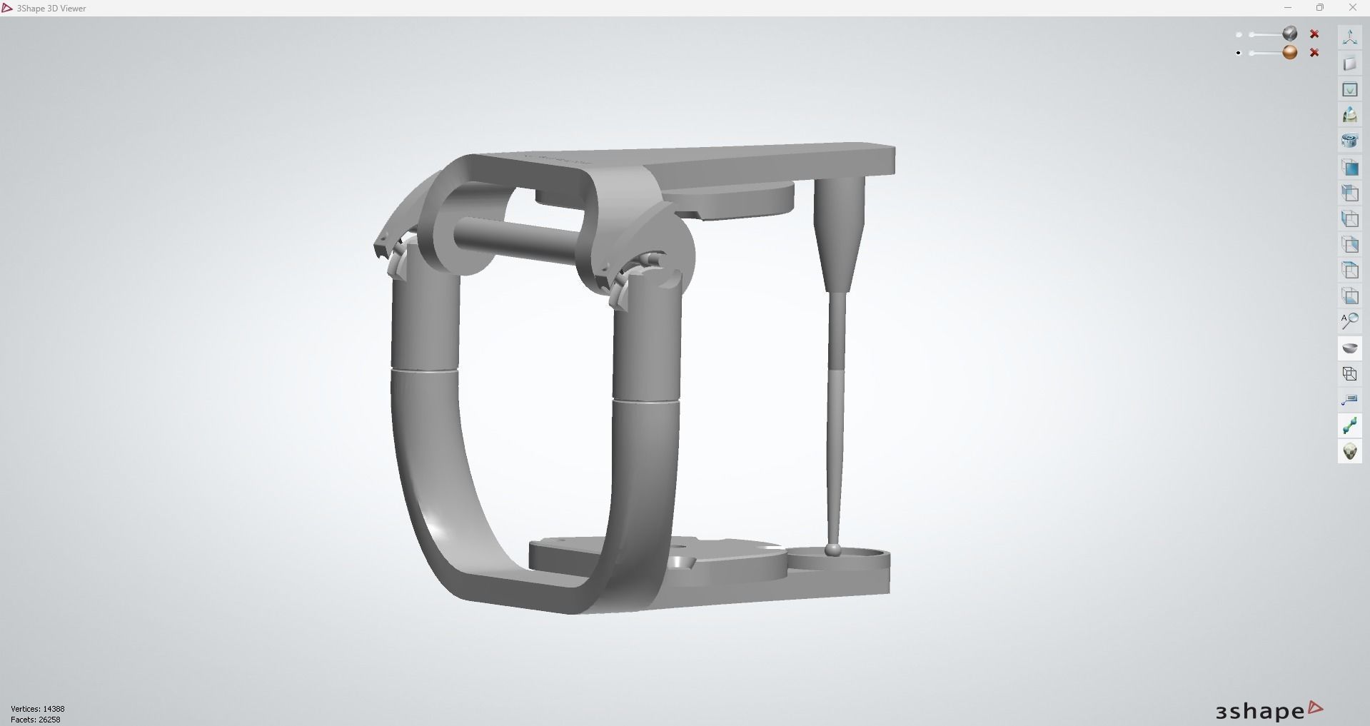 Digital Generic Dental Articulator 3D print model_8