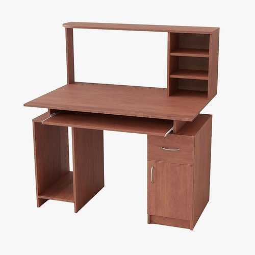 Computer Desk Low-poly 3D model
