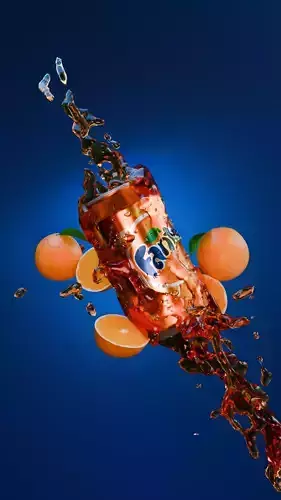 Mind Blowing 3D Cold Drink Product Animation 