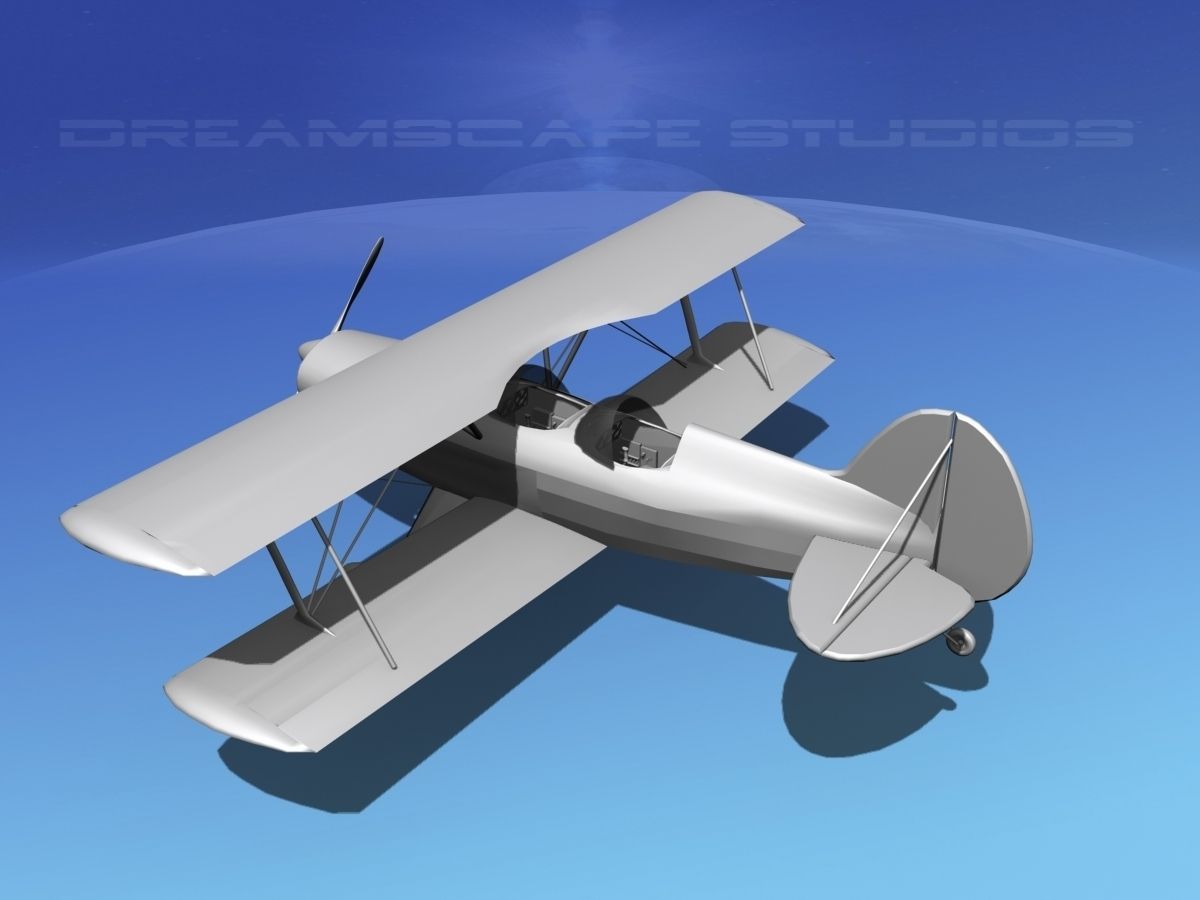 Acro Sport II Biplane VBM 3D model_8