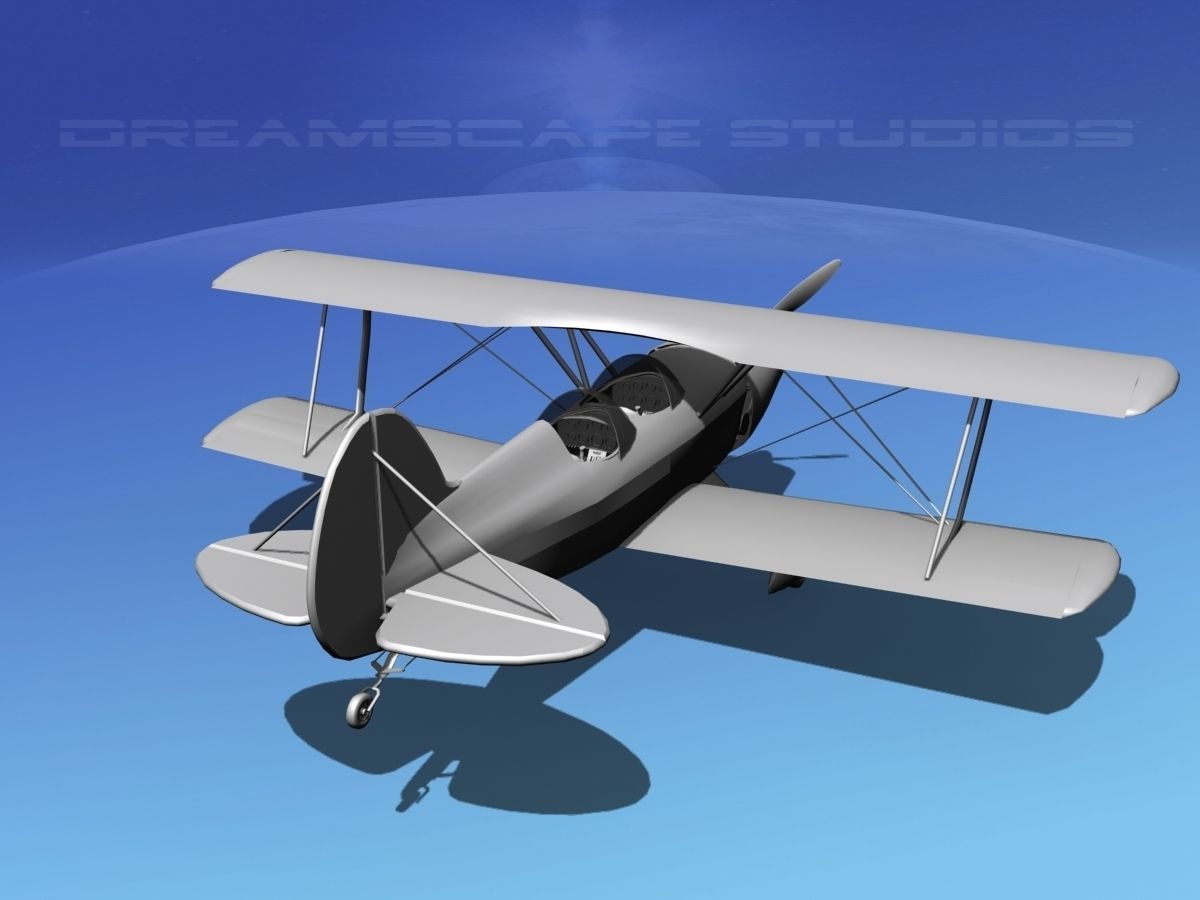Acro Sport II Biplane VBM 3D model_6