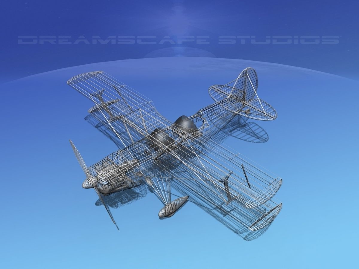 Acro Sport II Biplane VBM 3D model_14