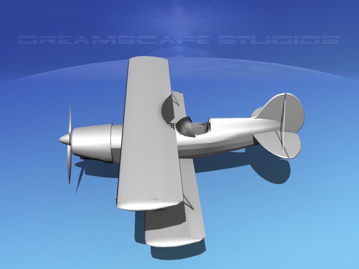 Acro Sport II Biplane VBM 3D model_9