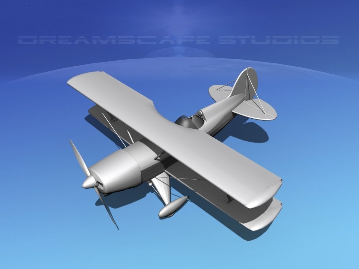 Acro Sport II Biplane VBM 3D model_10
