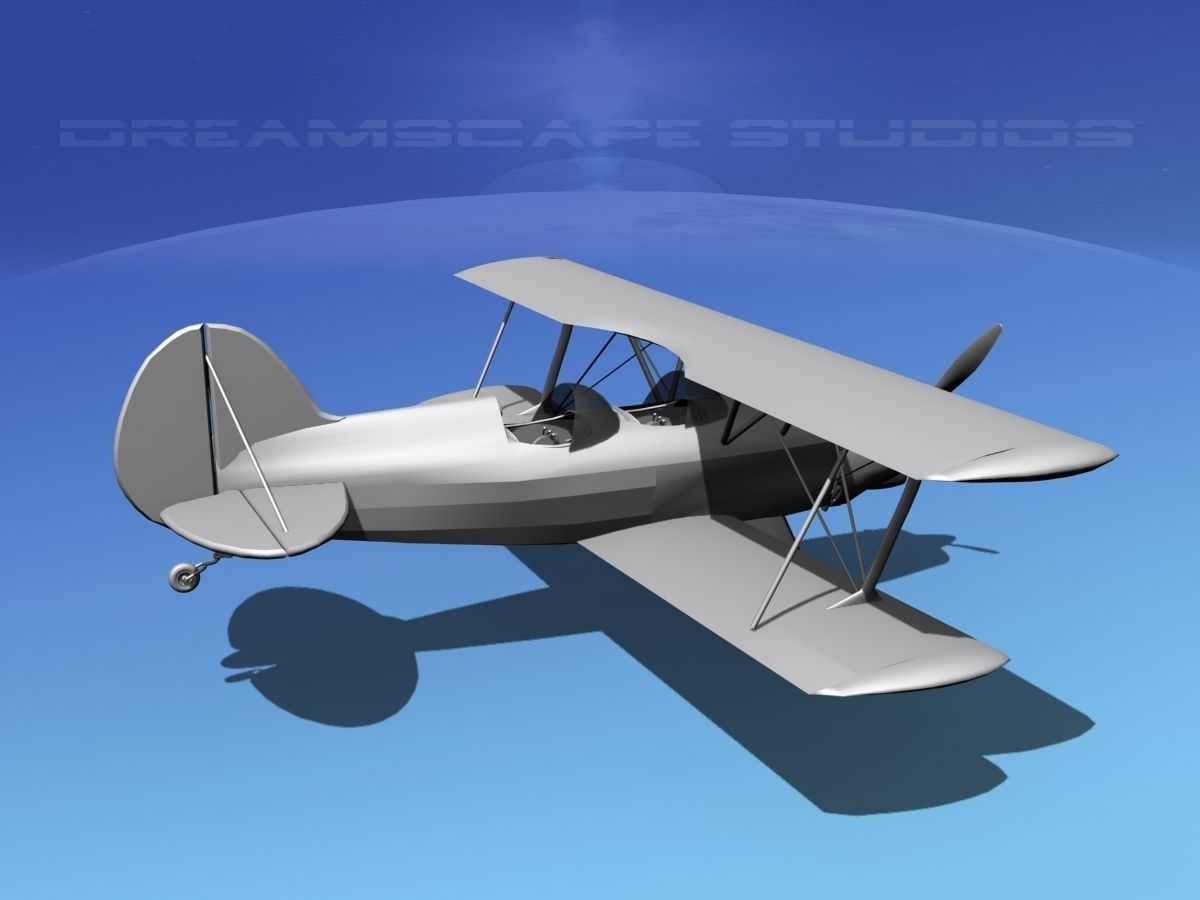 Acro Sport II Biplane VBM 3D model_5
