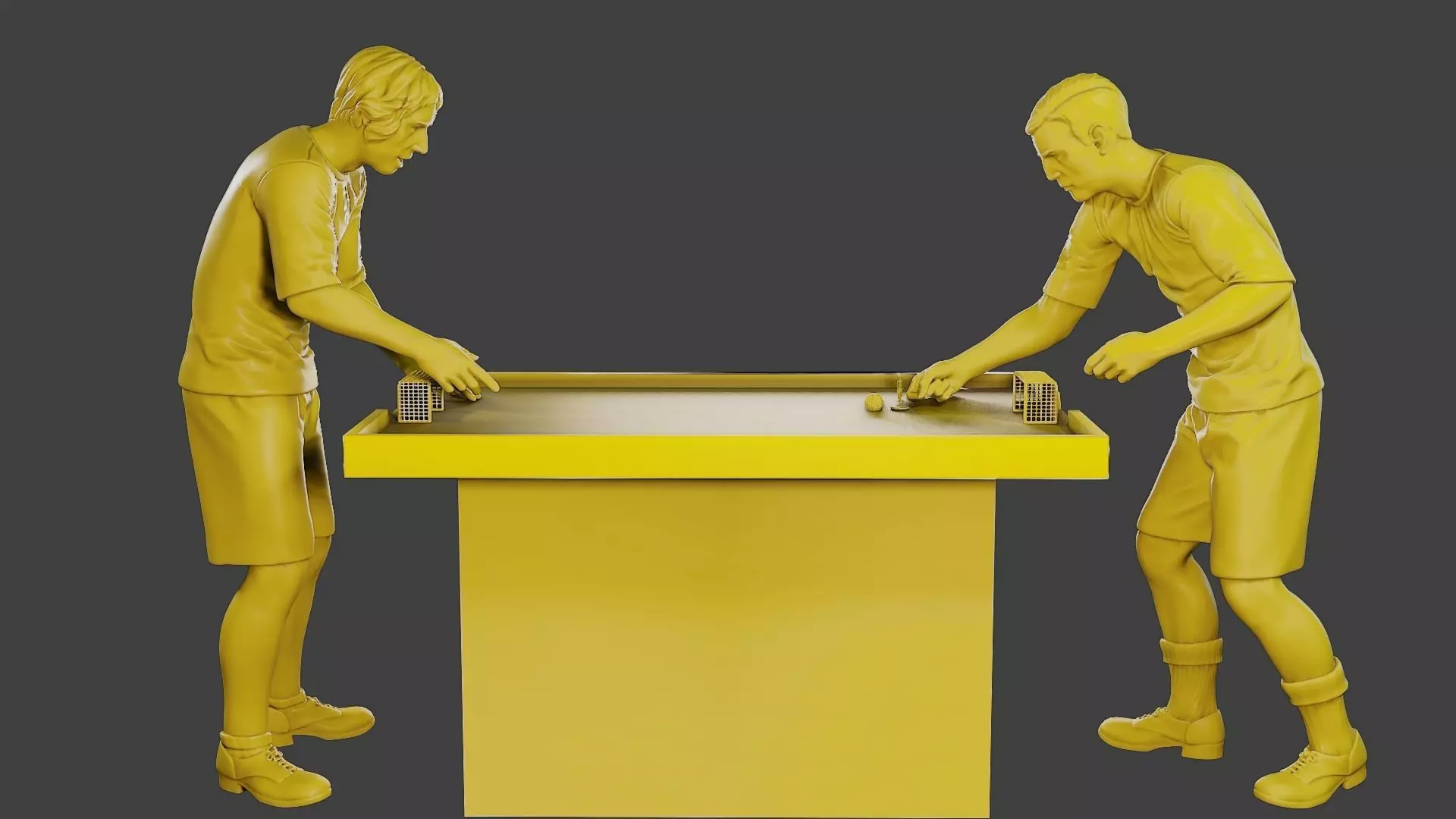 Soccer Table Players 3D print model