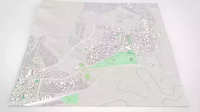 Cityscape Darkhan Mongolia