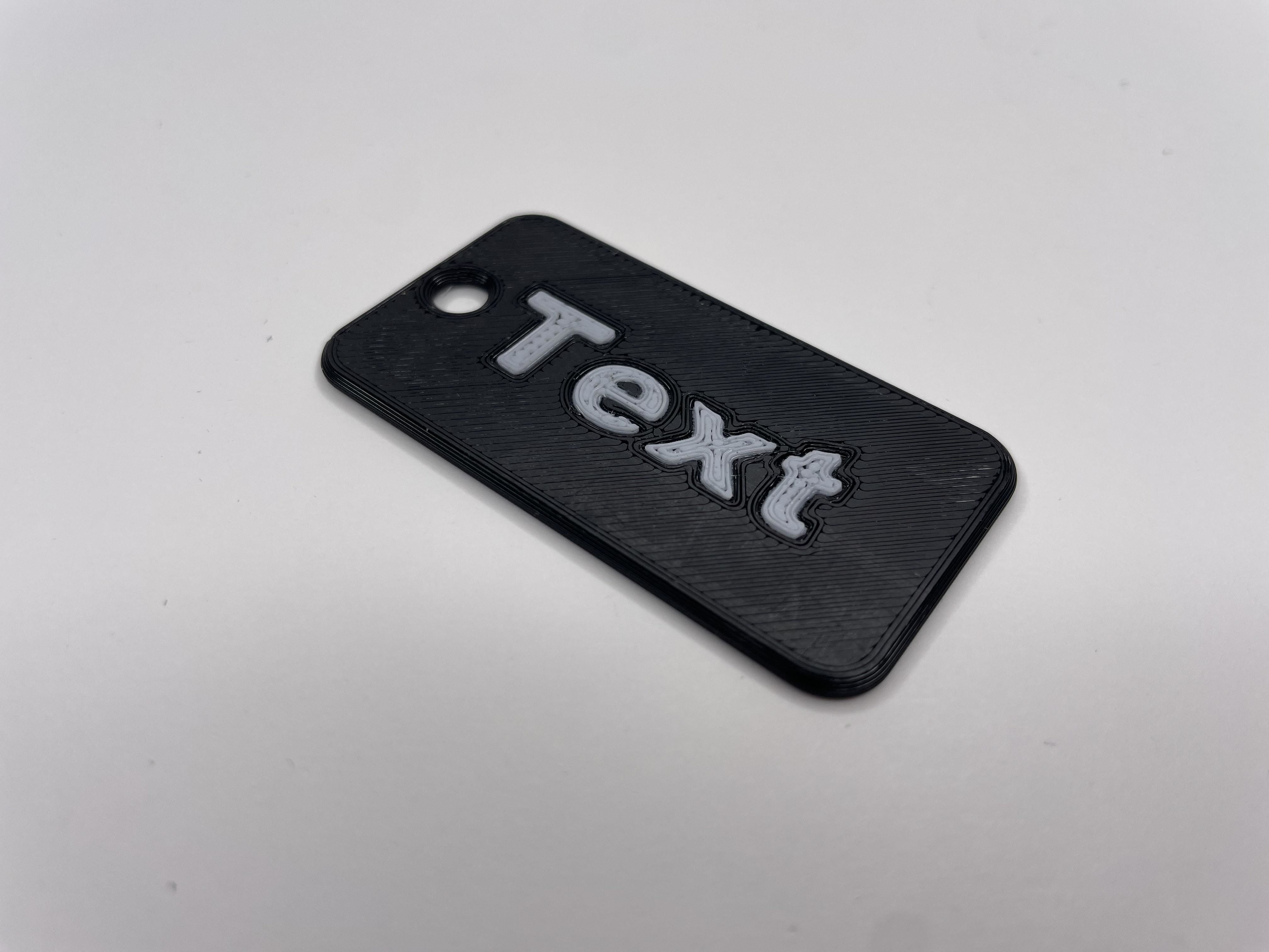 Two-Sided Customizable Dog Tag Fusion 360 3D print model_2