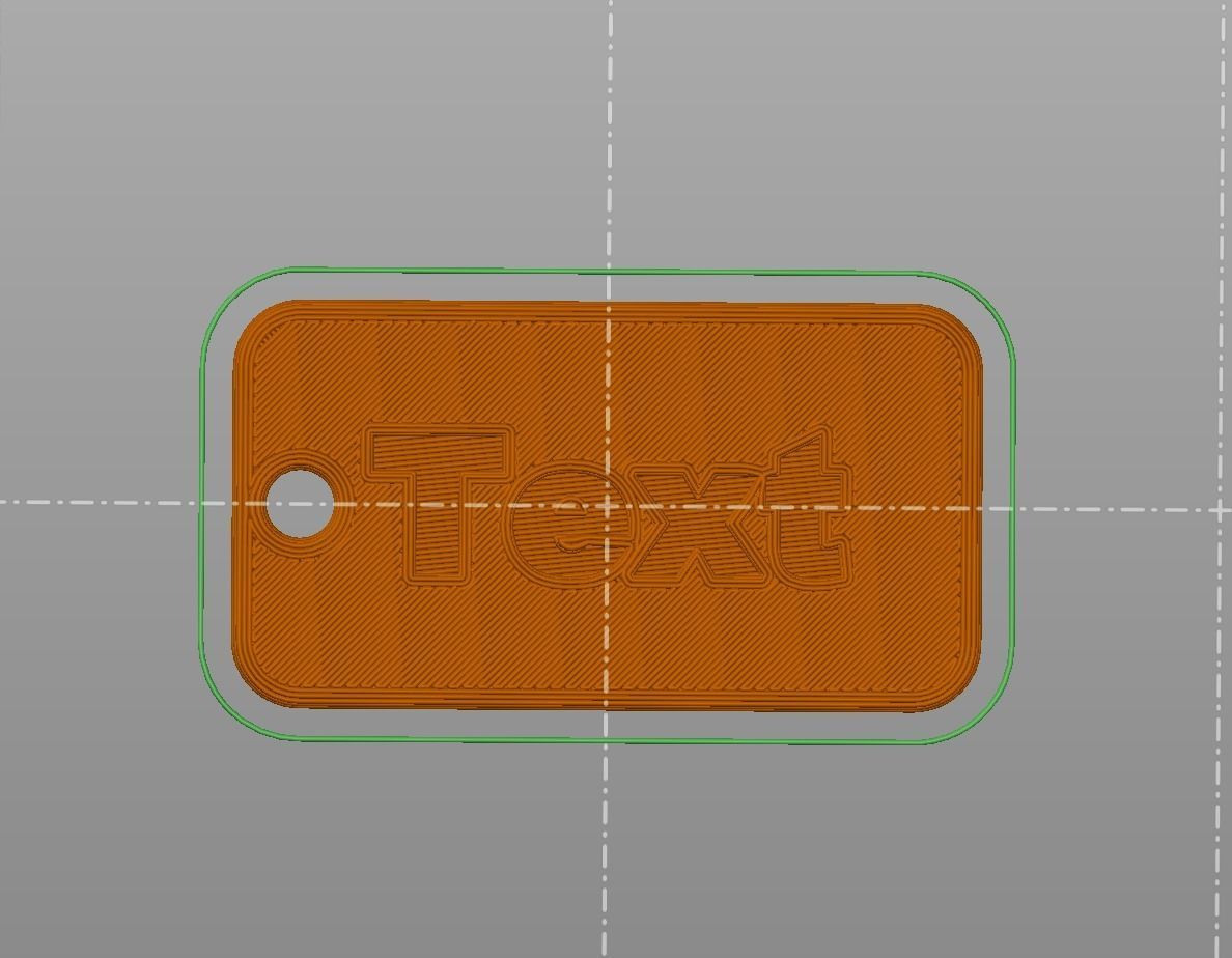 Two-Sided Customizable Dog Tag Fusion 360 3D print model_7