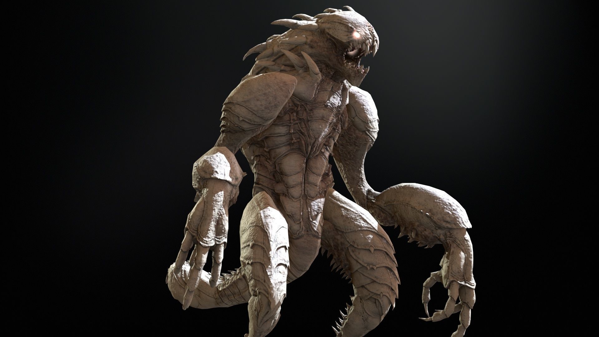 MutantR4 Low-poly 3D model_20