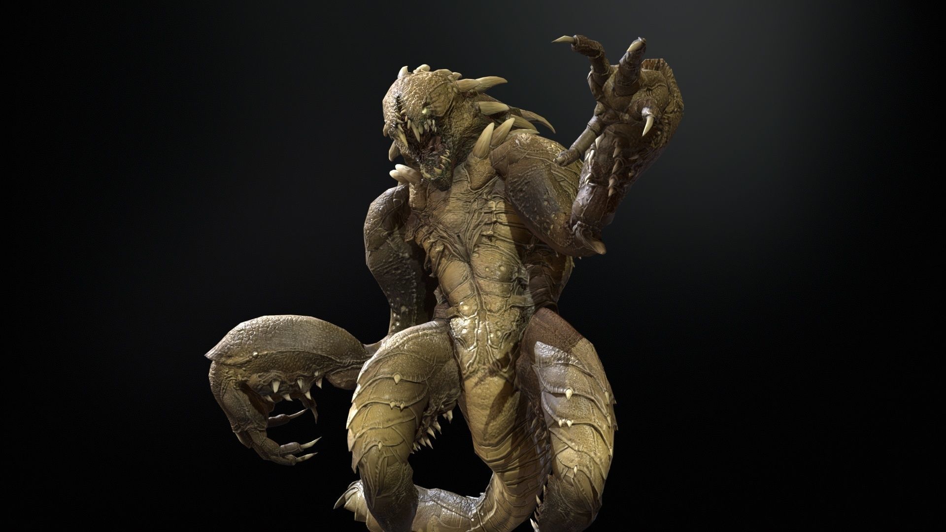 MutantR4 Low-poly 3D model_17