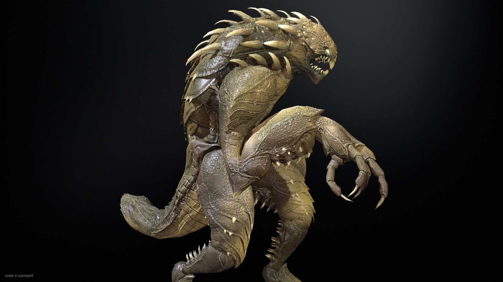 MutantR4 Low-poly 3D model_34