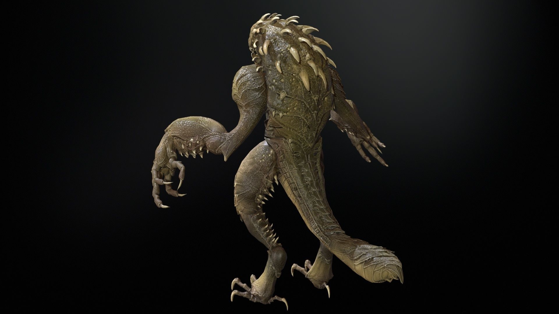 MutantR4 Low-poly 3D model_7