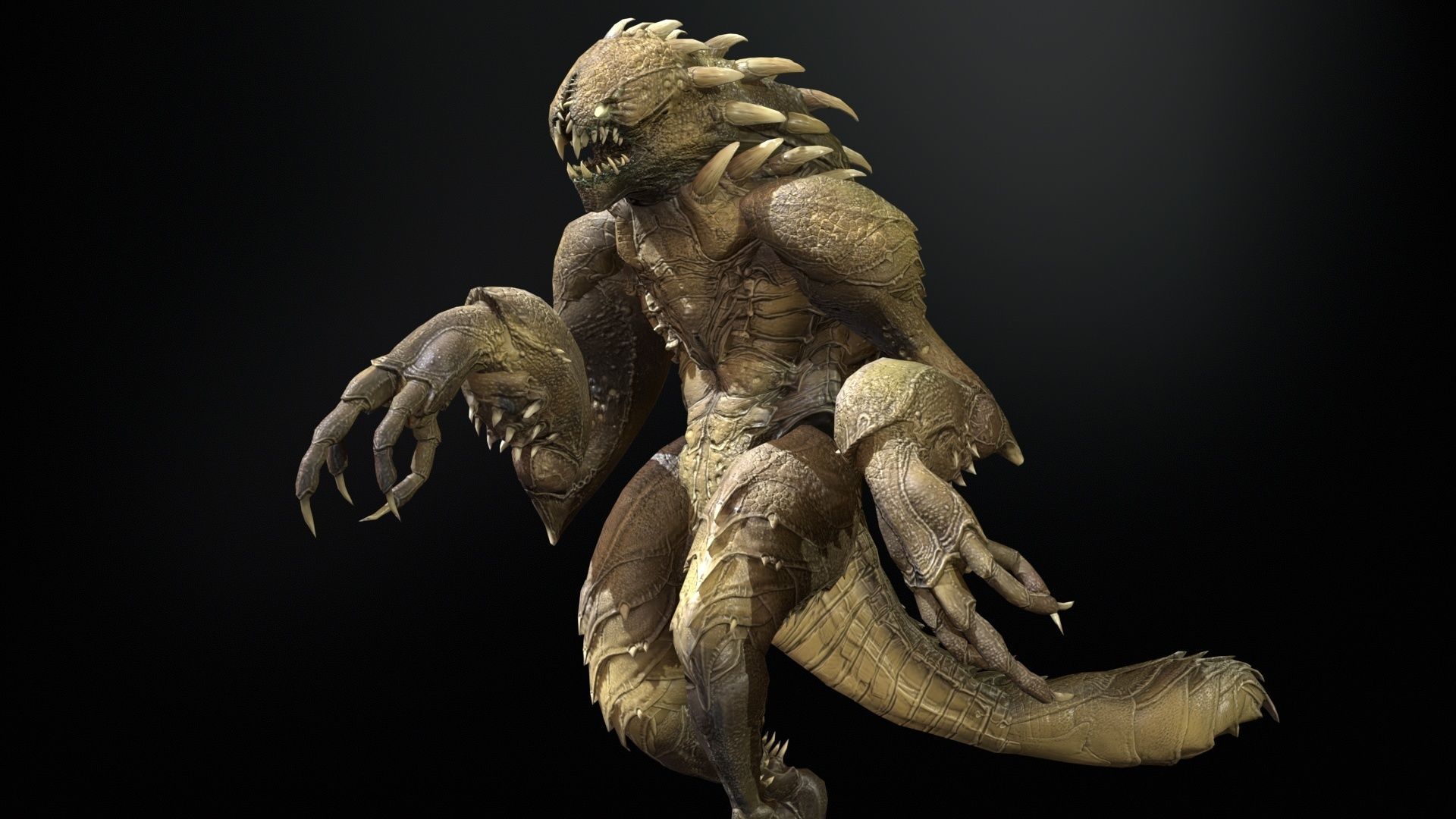 MutantR4 Low-poly 3D model_14