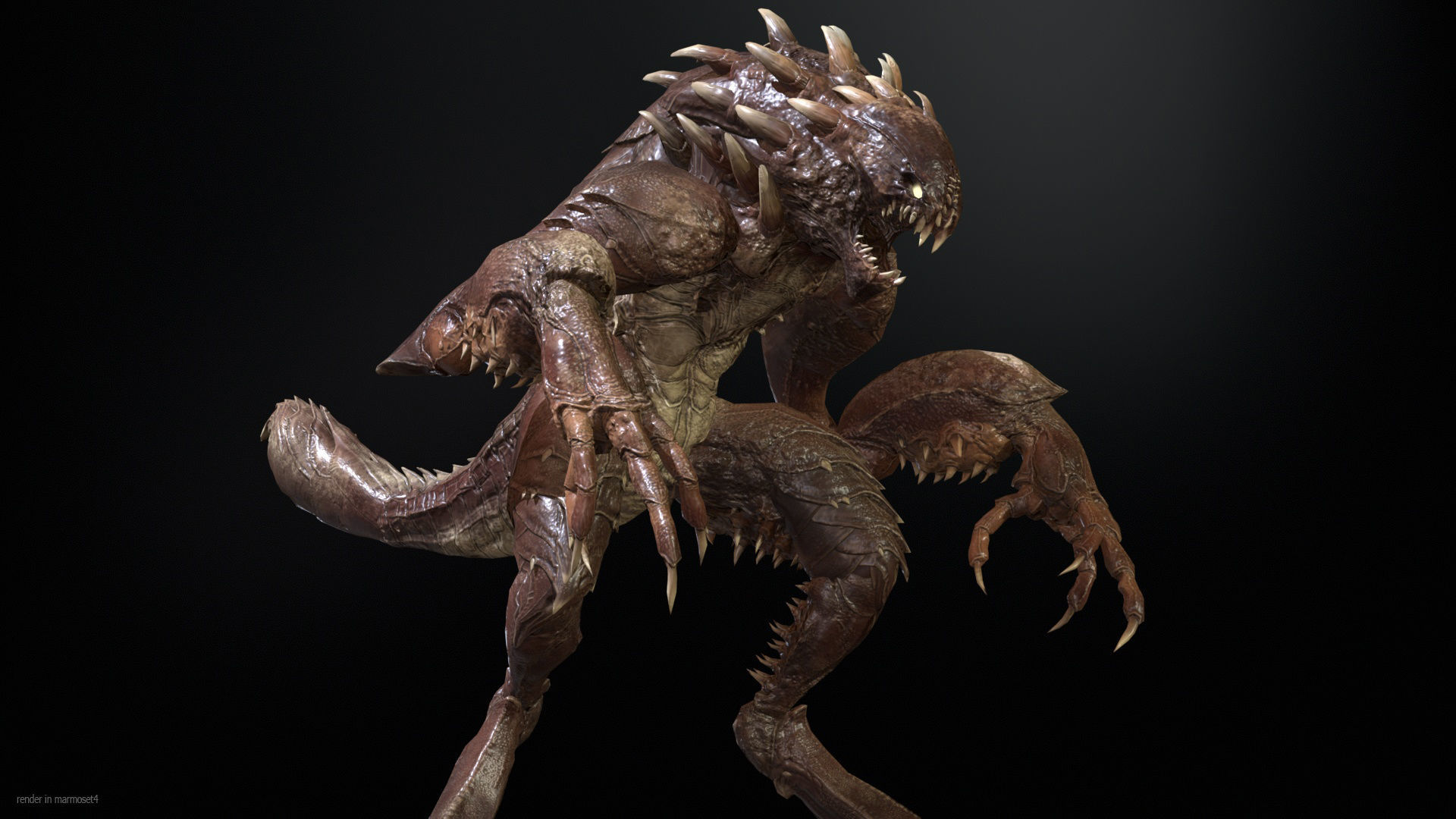 MutantR4 Low-poly 3D model_36