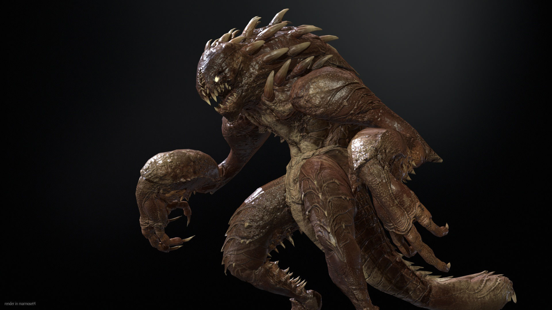 MutantR4 Low-poly 3D model_37