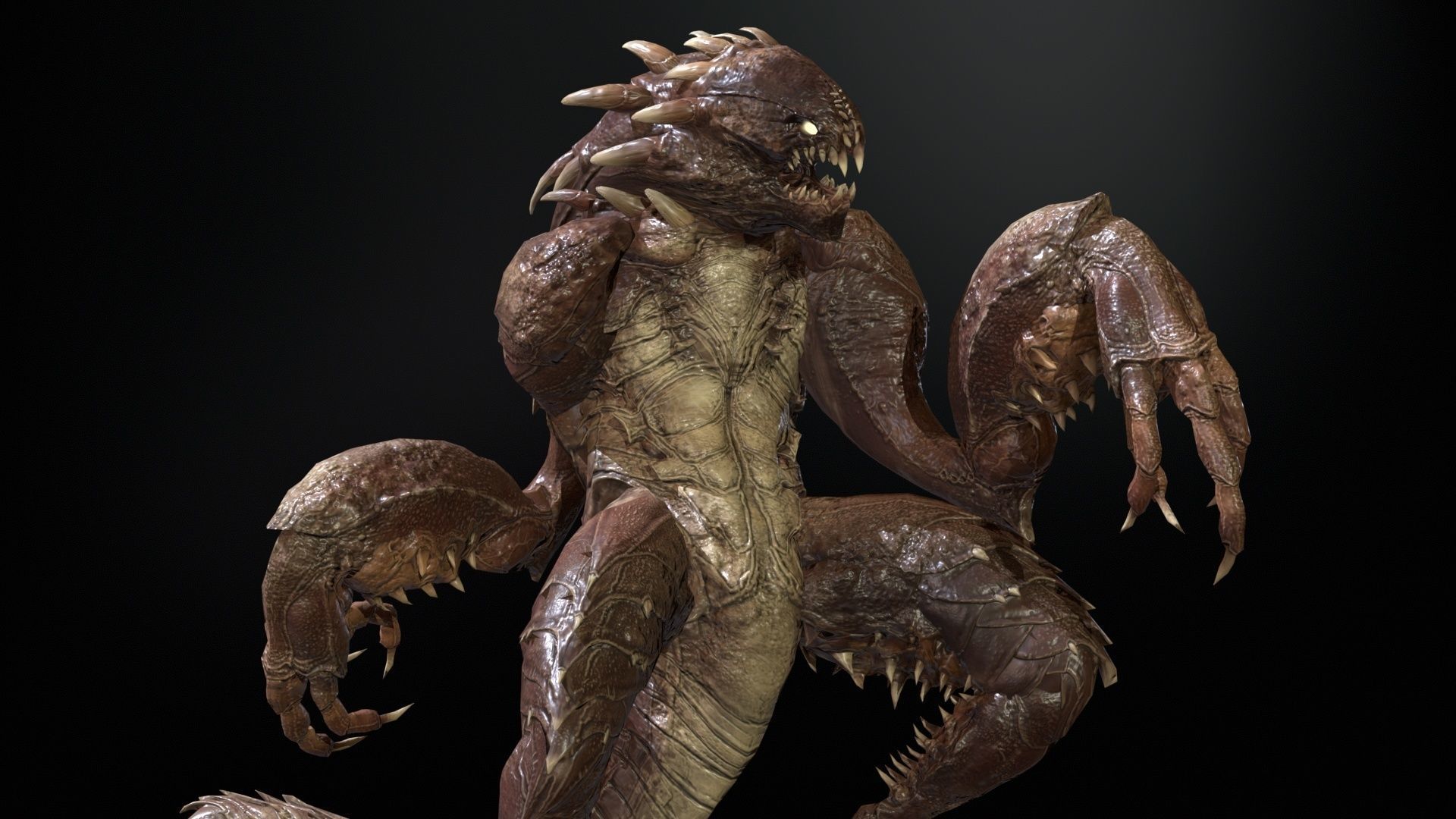 MutantR4 Low-poly 3D model_15