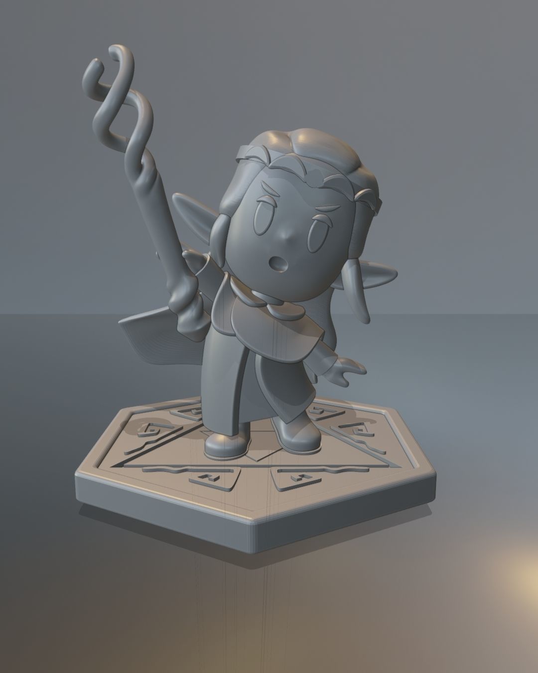 THE LEGEND OF ZELDA ECHOES OF WISDOM - ZELDA MINIATURE 3D print model_3