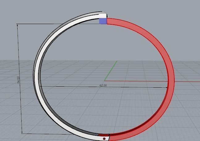 Bracelet Tiffany T1 3D print model_1